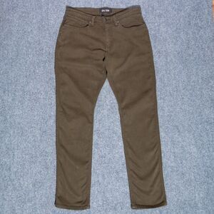 DU/ER N2X Relaxed Taper No Sweat Slim Stretch Performance Pant Jeans Green 32x31